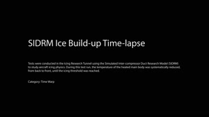 SIDRM Ice Build-up Time-lapse